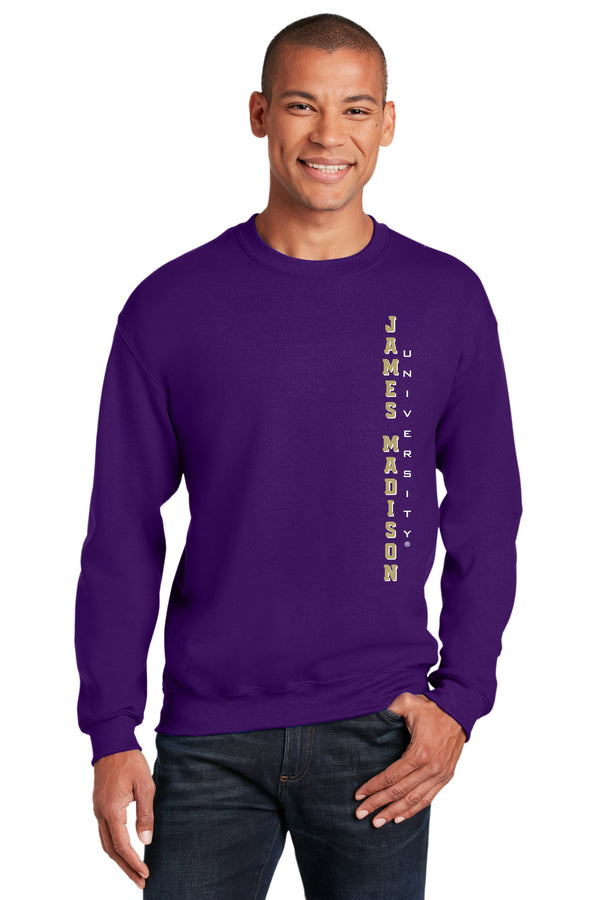 James Madison Dukes Crewneck Sweatshirt - Vertical James Madison University