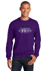 K-State Wildcats Crewneck Sweatshirt - Spotlight and Shadow K-State