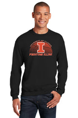 Illinois Fighting Illini Crewneck Sweatshirt - University of Illinois Basketball