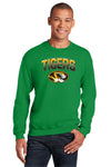 Missouri Tigers Crewneck Sweatshirt - Full Color Fade Tigers Logo