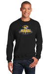 Missouri Tigers Crewneck Sweatshirt - Spotlight and Shadow Mizzou