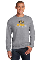 Missouri Tigers Crewneck Sweatshirt - Spotlight and Shadow Mizzou