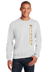 LSU Tigers Crewneck Sweatshirt - Vertical Louisiana State University Tigers