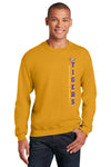 LSU Tigers Crewneck Sweatshirt - Vertical Louisiana State University Tigers