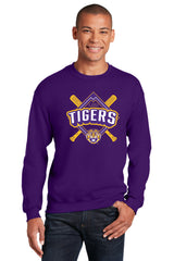 LSU Tigers Crewneck Sweatshirt - LSU Baseball Diamond