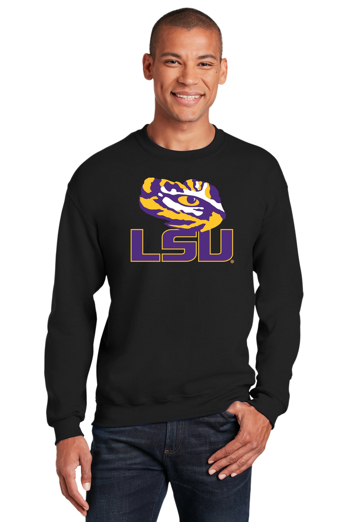 LSU Tigers Crewneck Sweatshirt - Tiger Eye LSU