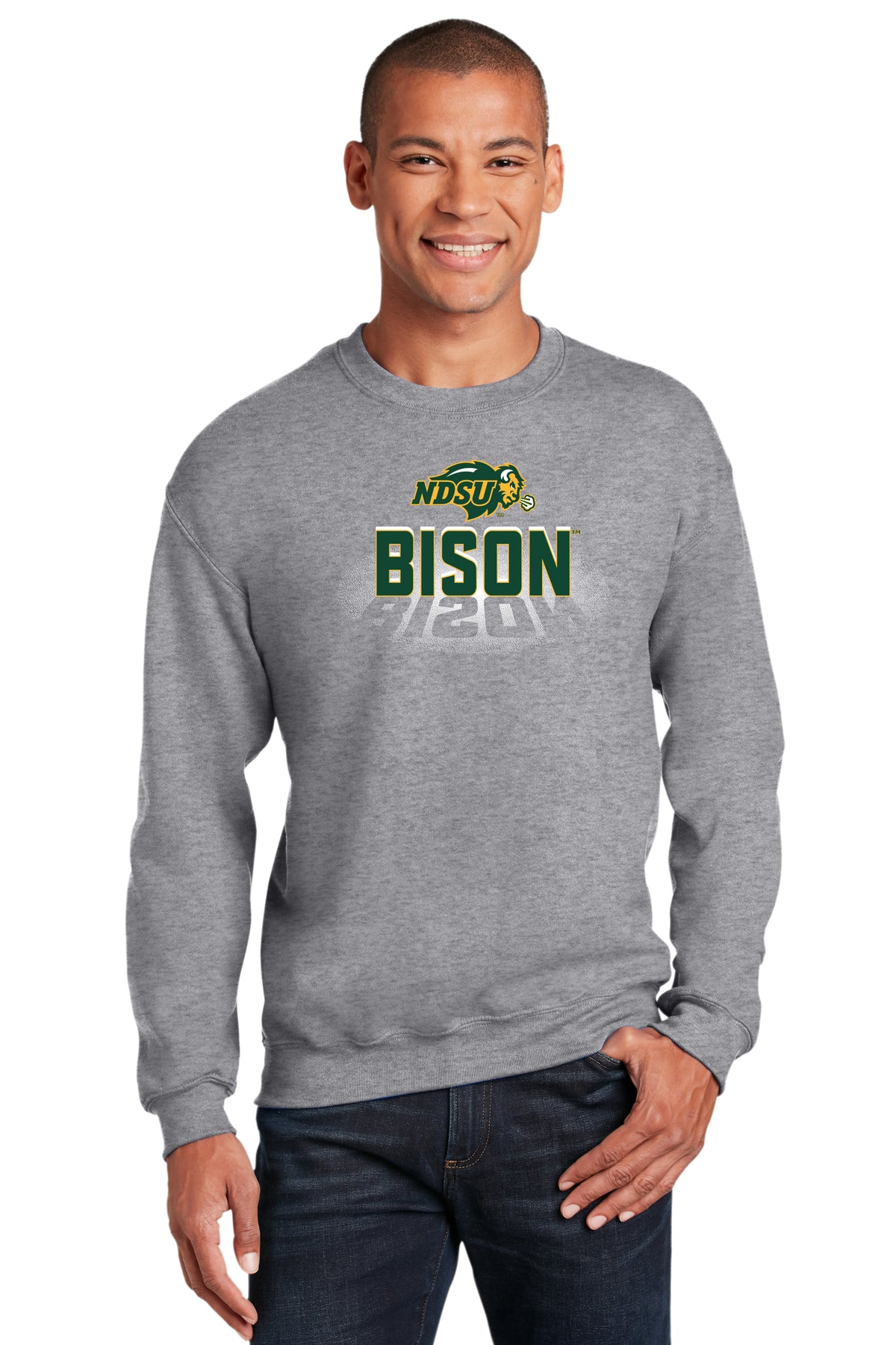 NDSU Bison Crewneck Sweatshirt - Spotlight Bison