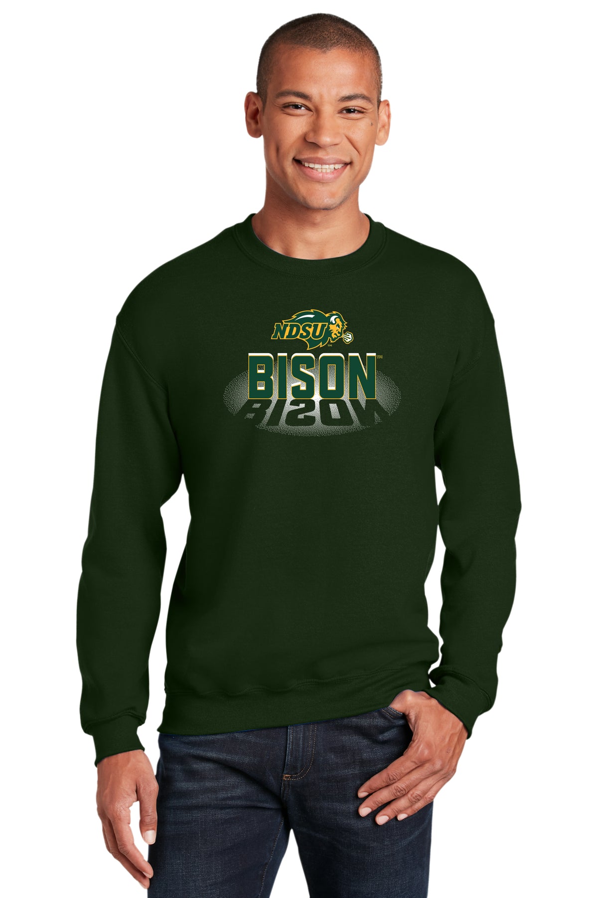 NDSU Bison Crewneck Sweatshirt - Spotlight Bison