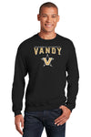 Vanderbilt Commodores Crewneck Sweatshirt - Vandy with Primary Logo