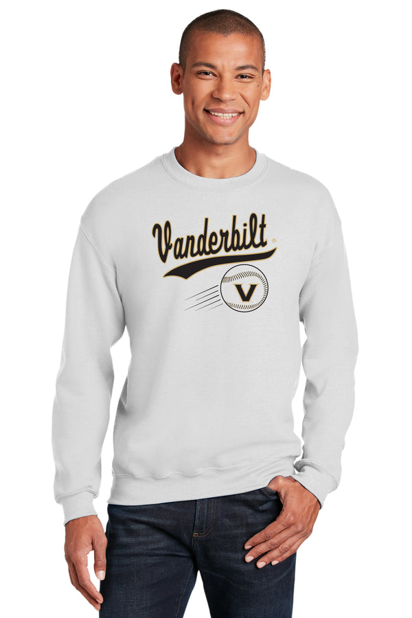 Vanderbilt Commodores Crewneck Sweatshirt - Script Vanderbilt Baseball