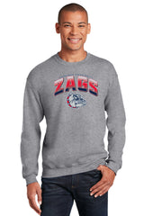 Gonzaga Bulldogs Crewneck Sweatshirt - Zags Full Color Fade