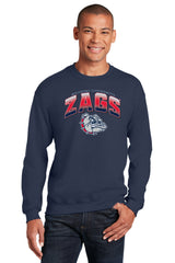 Gonzaga Bulldogs Crewneck Sweatshirt - Zags Full Color Fade