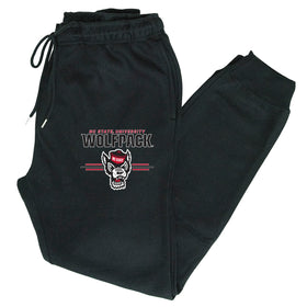 North Carolina State Wolfpack Premium Fleece Joggers - 3-Stripe Primary Logo