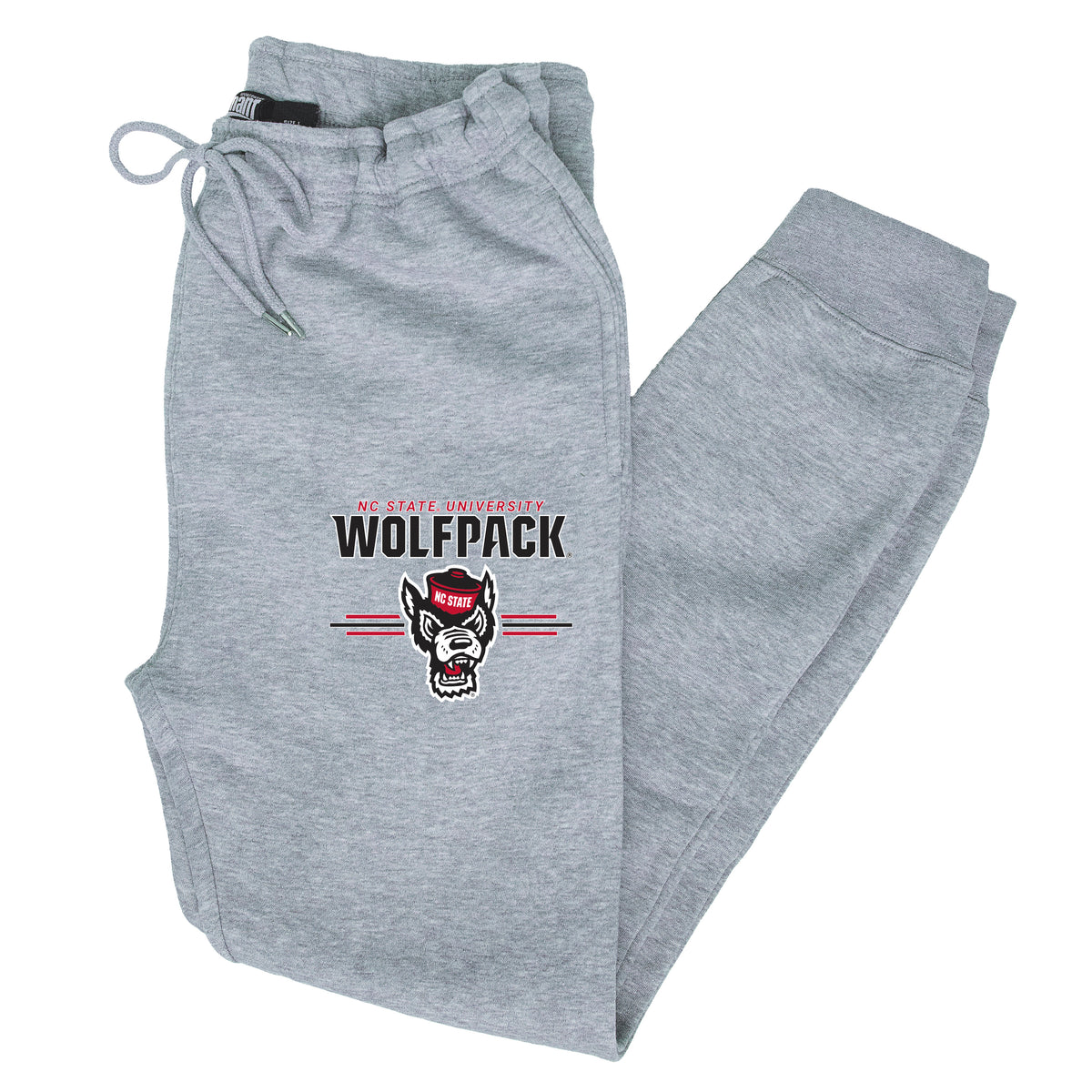North Carolina State Wolfpack Premium Fleece Joggers - 3-Stripe Primary Logo
