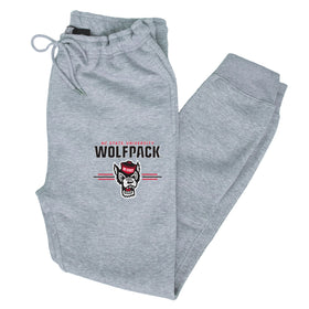 North Carolina State Wolfpack Premium Fleece Joggers - 3-Stripe Primary Logo