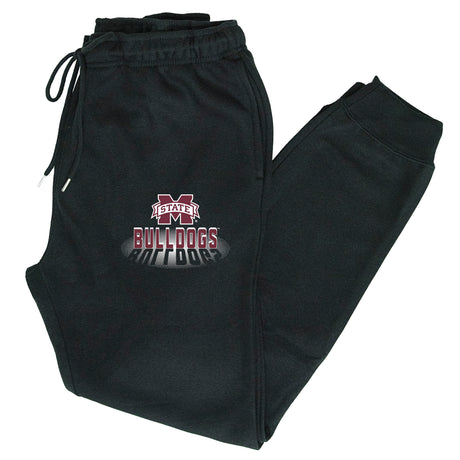Mississippi State Bulldogs Premium Fleece Joggers - Bulldogs Spotlight and Shadow
