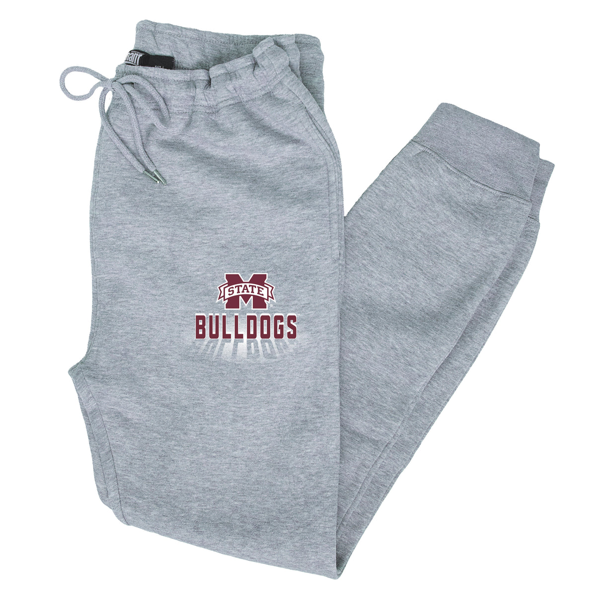 Mississippi State Bulldogs Premium Fleece Joggers - Bulldogs Spotlight and Shadow