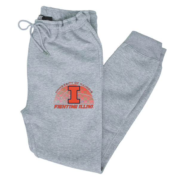 Illinois Fighting Illini Premium Fleece Joggers - University of Illinois Basketball