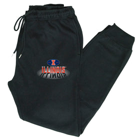 Illinois Fighting Illini Premium Fleece Joggers - Spotlight and Shadow Illinois