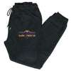 LSU Tigers Premium Fleece Joggers - Striped Tigers Football Laces