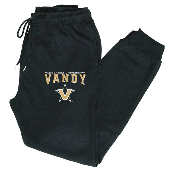 Vanderbilt Commodores Premium Fleece Joggers - Vandy with Primary Logo