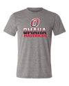 Omaha Mavericks Premium Tri-Blend Tee Shirt - Full Color Fade Omaha