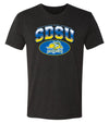 South Dakota State Jackrabbits Premium Tri-Blend Tee Shirt - SDSU Full Color Fade Plus Primary Logo