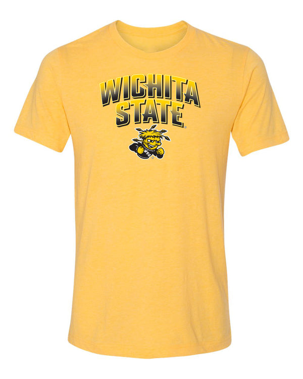 Wichita State Shockers Premium Tri-Blend Tee Shirt - Wichita State Full Color Fade