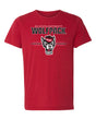 North Carolina State Wolfpack Premium Tri-Blend Tee Shirt - 3-Stripe Primary Logo