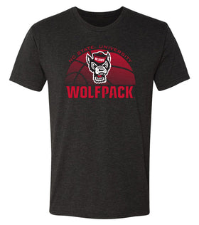 North Carolina State Wolfpack Premium Tri-Blend Tee Shirt - NC State Basketball