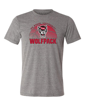 North Carolina State Wolfpack Premium Tri-Blend Tee Shirt - NC State Basketball