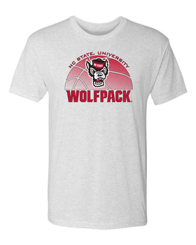 North Carolina State Wolfpack Premium Tri-Blend Tee Shirt - NC State Basketball