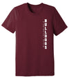 Mississippi State Bulldogs Premium Tri-Blend Tee Shirt - Vertical Mississippi State Bulldogs