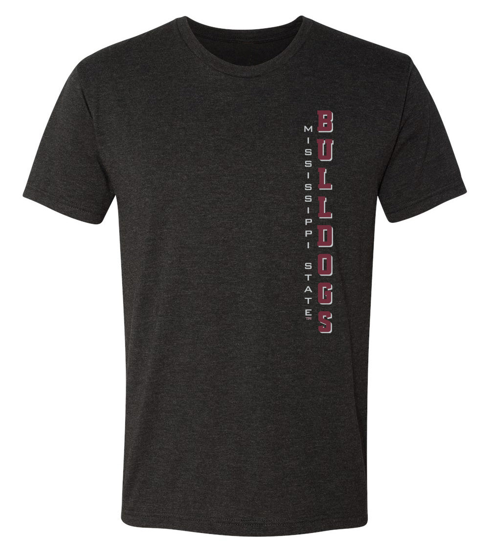 Mississippi State Bulldogs Premium Tri-Blend Tee Shirt - Vert MSU
