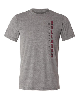 Mississippi State Bulldogs Premium Tri-Blend Tee Shirt - Vertical MSU Bulldogs