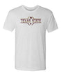 Texas State Bobcats Premium Tri-Blend Tee Shirt - Striped Texas State Football Laces