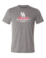Houston Cougars Premium Tri-Blend Tee Shirt - Spotlight and Shadow Houston
