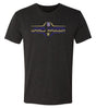 James Madison Dukes Premium Tri-Blend Tee Shirt - Striped James Madison Football Laces