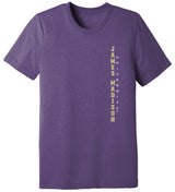 James Madison Dukes Premium Tri-Blend Tee Shirt - Vertical James Madison University