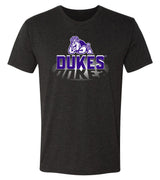 James Madison Dukes Premium Tri-Blend Tee Shirt - Spotlight and Shadow Dukes