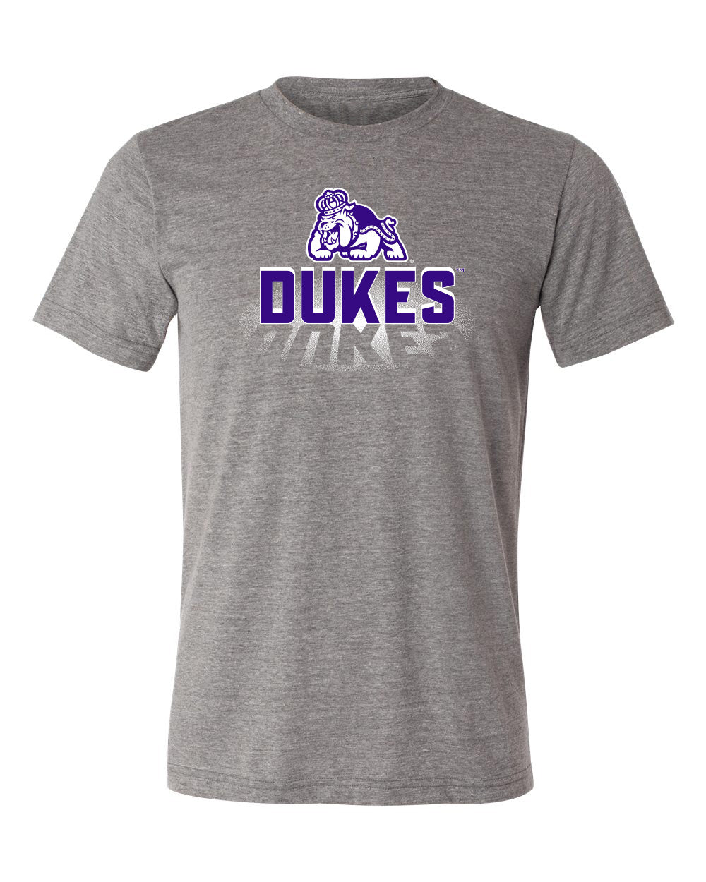 James Madison Dukes Premium Tri-Blend Tee Shirt - Spotlight and Shadow Dukes