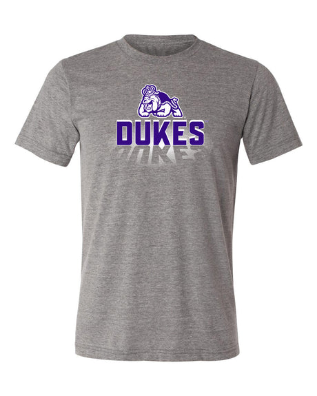 James Madison Dukes Premium Tri-Blend Tee Shirt - Spotlight and Shadow Dukes