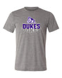 James Madison Dukes Premium Tri-Blend Tee Shirt - Spotlight and Shadow Dukes