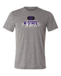 K-State Wildcats Premium Tri-Blend Tee Shirt - Spotlight and Shadow K-State