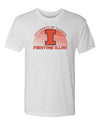 Illinois Fighting Illini Premium Tri-Blend Tee Shirt - University of Illinois Basketball