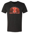 Illinois Fighting Illini Premium Tri-Blend Tee Shirt - University of Illinois Basketball