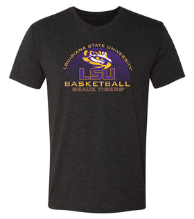 LSU Tigers Premium Tri-Blend Tee Shirt - LSU Basketball Geaux Tigers