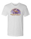 LSU Tigers Premium Tri-Blend Tee Shirt - LSU Basketball Geaux Tigers