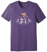 LSU Tigers Premium Tri-Blend Tee Shirt - Spotlight and Shadow LSU