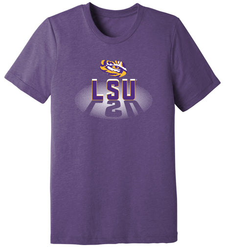 LSU Tigers Premium Tri-Blend Tee Shirt - Spotlight and Shadow LSU